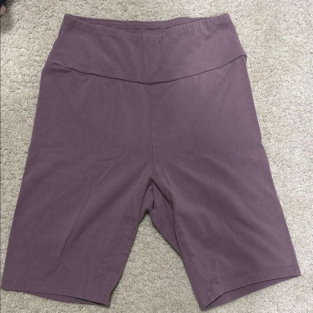 Wild Fable Purple Bike Shorts High-Waist. Size S